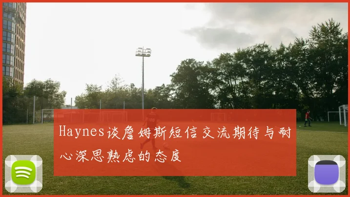 Haynes谈詹姆斯短信交流期待与耐心深思熟虑的态度